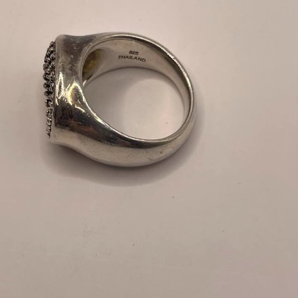 Michael Dawkins - designer wave ring - silver - men or women - size 10 - Picture 10 of 15